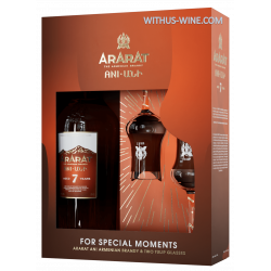 ARARAT ANI Brandy 7 years 700ml, 40% + 2 glasses