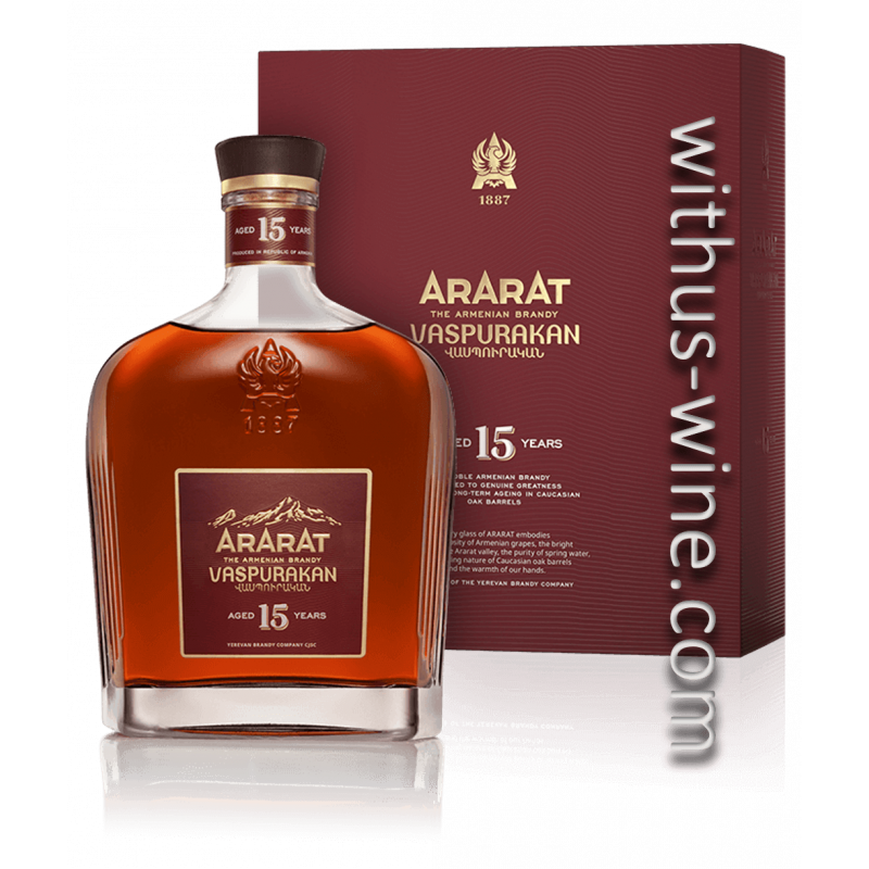 ARARAT VASPURAKAN Brandy 15 jaar 500ml, alc 40%