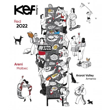 KEF by Karas vin rouge 750 ml