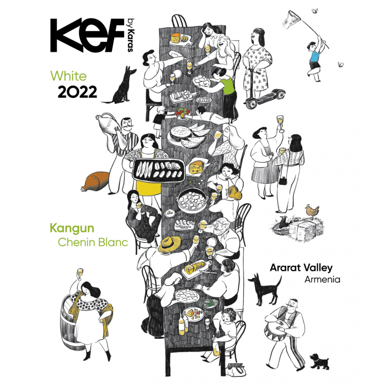 KEF by Karas witte wijn 750 ml